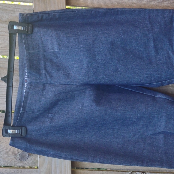 🏵️ Guess Vintage Y2K Split Hem Flare Jeans - Picture 2 of 10